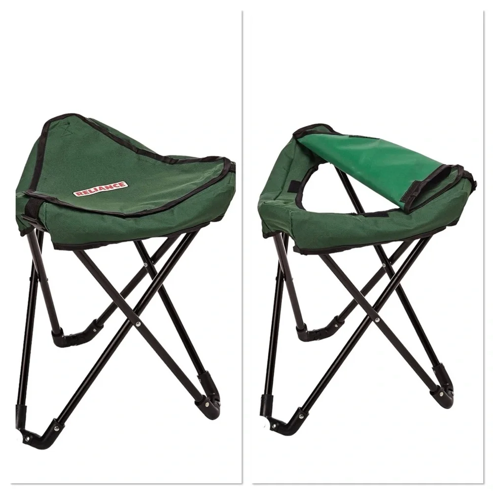 RELIANCE I Camping Chair Stool / Portable Toilet Green NEW